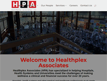 Tablet Screenshot of healthplexassociates.com